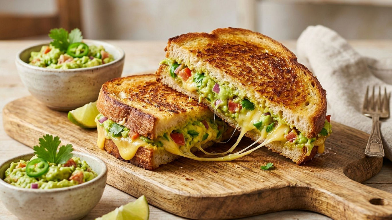 Guacamole Grilled Cheese Sandwich: An Ultimate Cheesy Treat